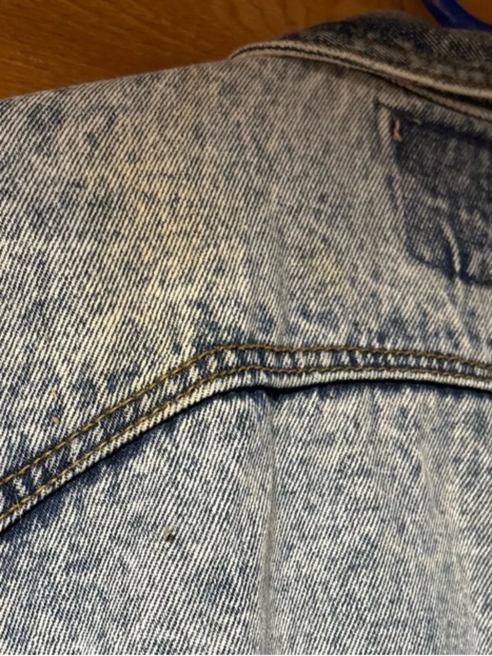 Jordache Vintage Light Blue Acid-Wash Denim Jacket